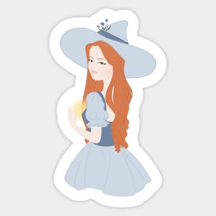 Blue Witch Sticker